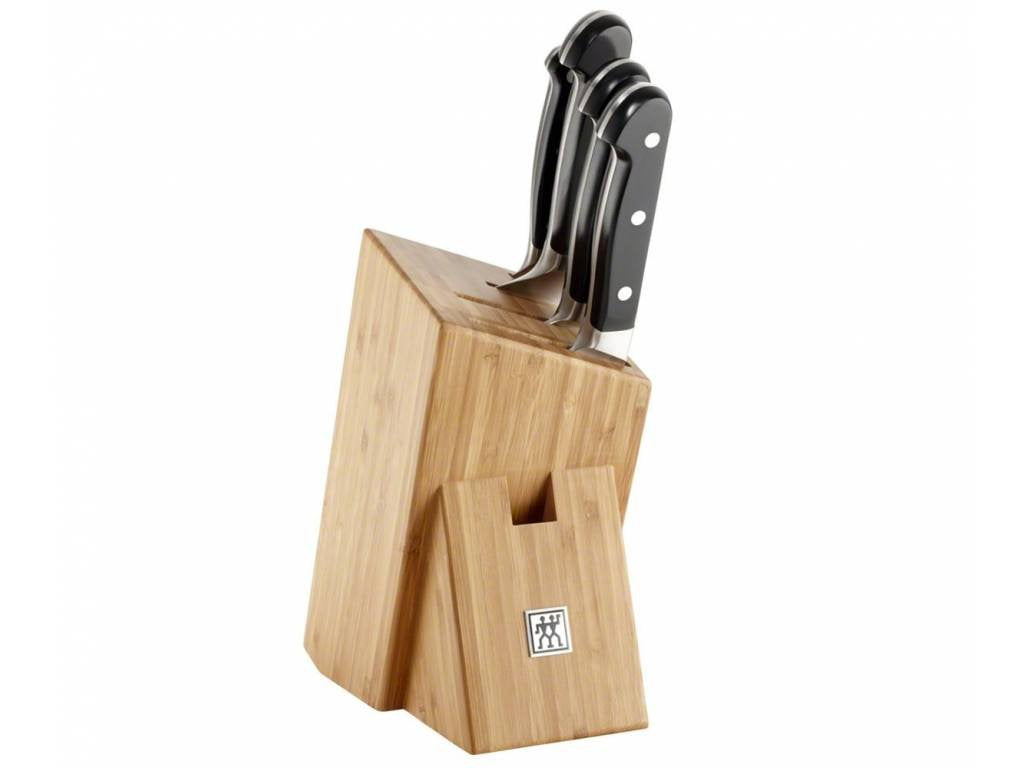ZWILLING Knivblockset PRO, 5 st, bambu, Zwilling