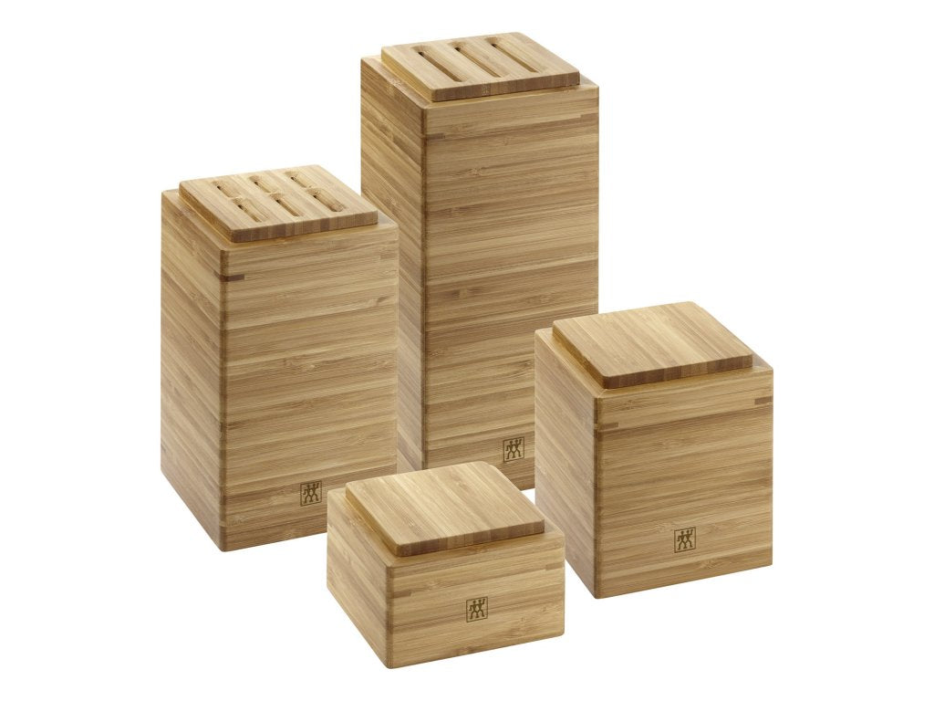 ZWILLING Köksförvaring, 4 st, med 2 knivblock, bambu, Zwilling