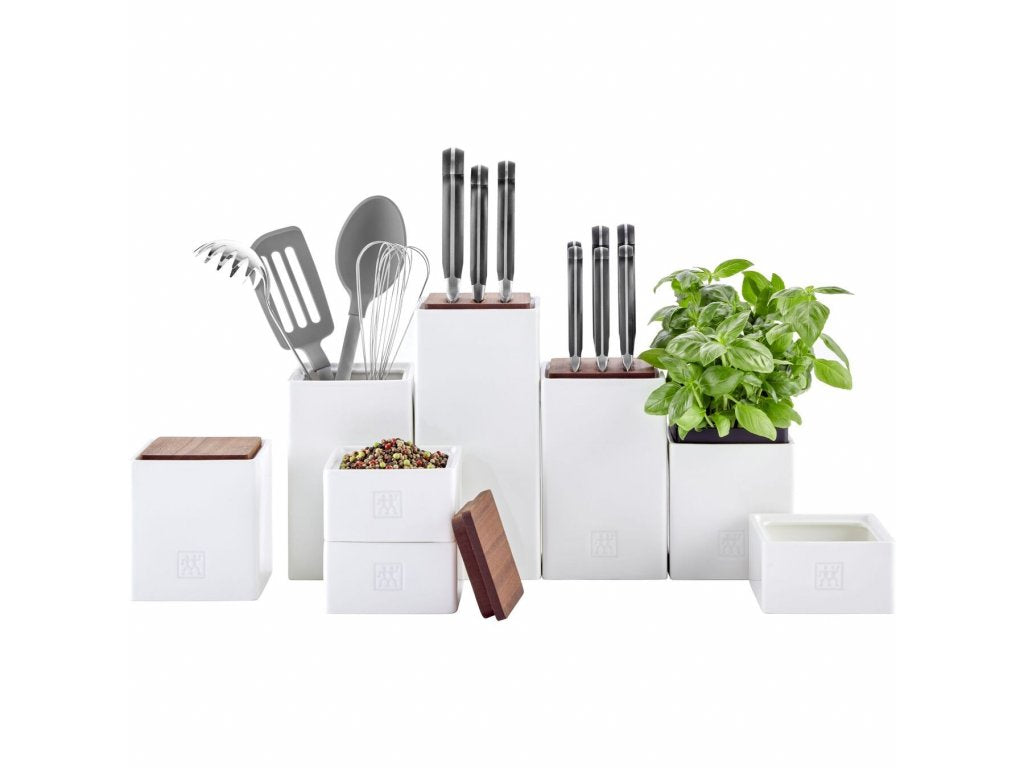 ZWILLING Knivblock, för 6 knivar, vit, Zwilling