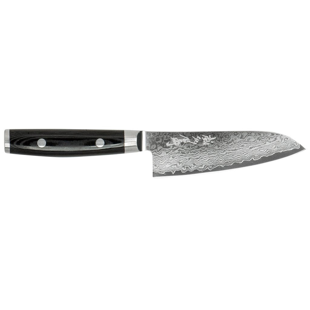 Yaxell Santoku kniv RAN PLUS 12,5 cm, svart