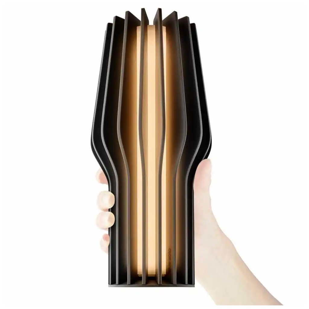 Eva Solo Portabel bordslampa RADIANT 25 cm, LED, svart, plast