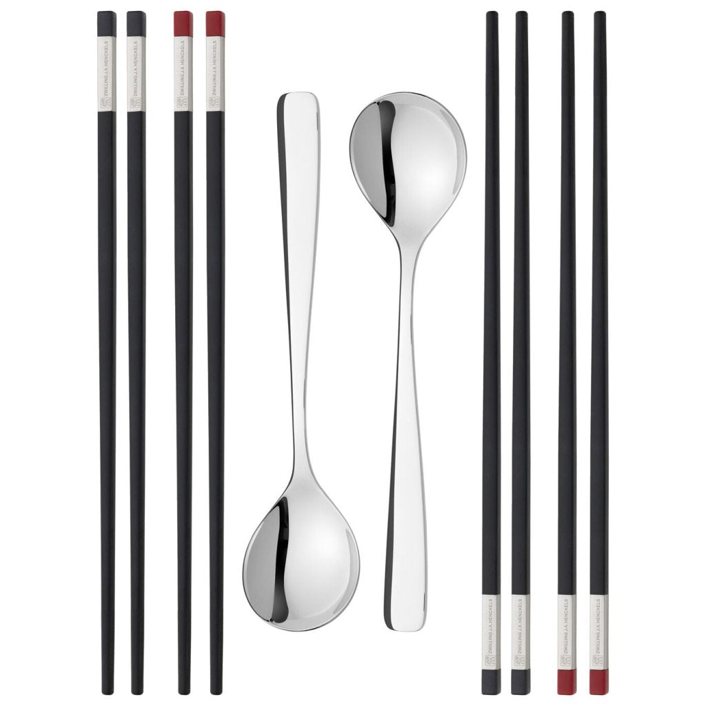 ZWILLING Ätpinnar och matskedar i ett set, 6 st, Zwilling