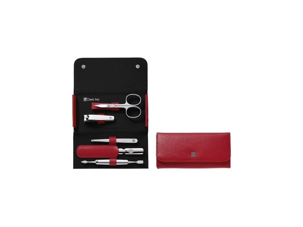 ZWILLING Manikyrset BT CLASSIC INOX, 5 st, röd, Zwilling