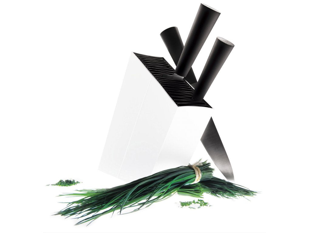 Eva Solo Knivblock ANGLED, vitt
