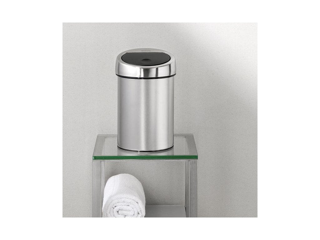 Brabantia Soptunna med trycklock TOUCH BIN 3 l, matt stål