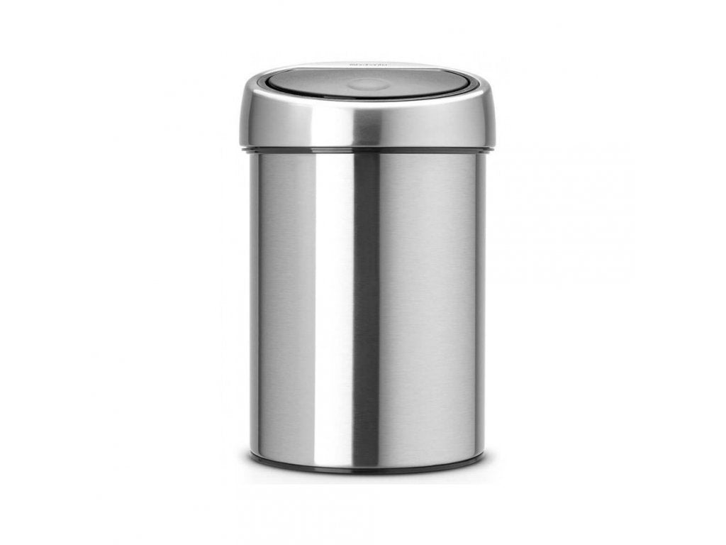 Brabantia Soptunna med trycklock TOUCH BIN 3 l, matt stål