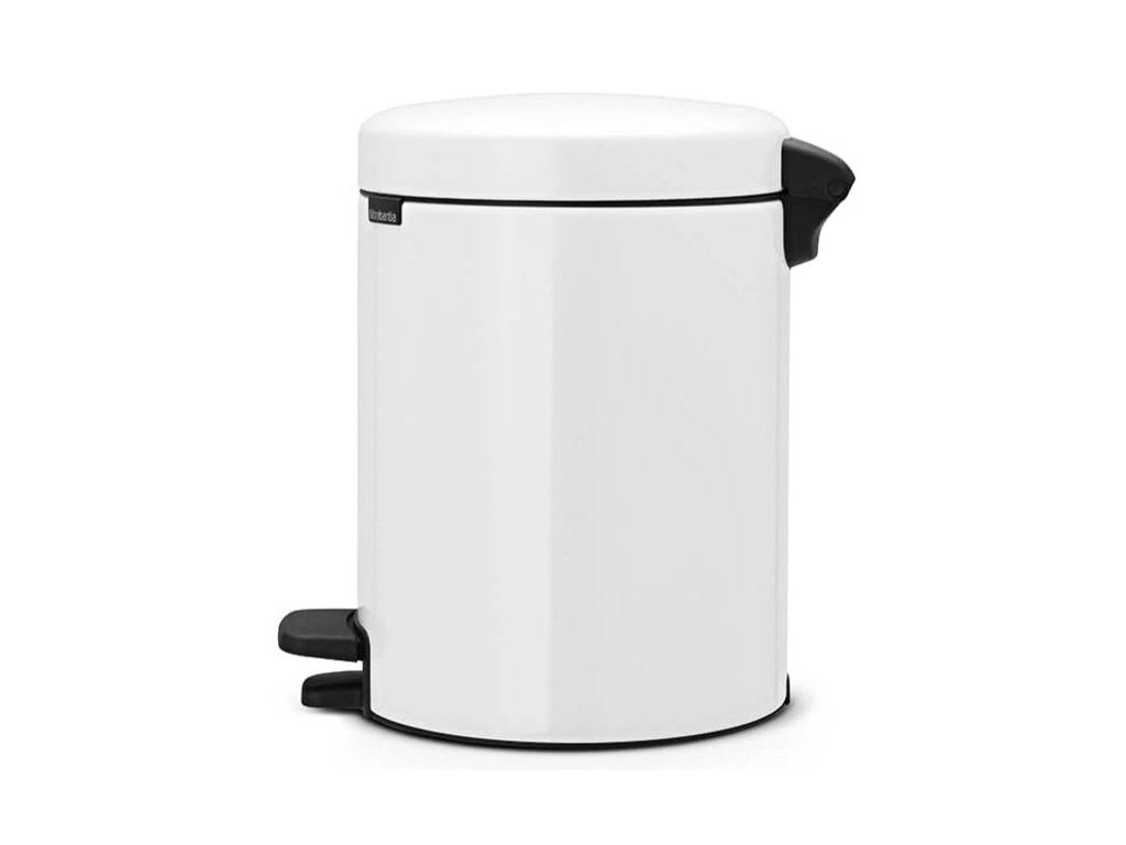 Brabantia Pedal-soptunna NEWICON 5 l, vit