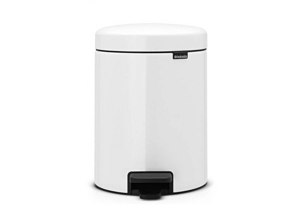 Brabantia Pedal-soptunna NEWICON 5 l, vit
