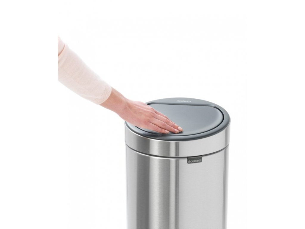 Brabantia Soptunna med trycklock TOUCH BIN NY 30 l, vit