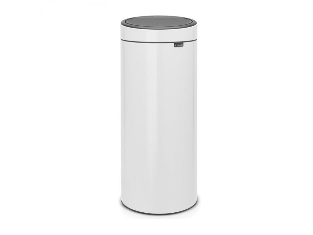 Brabantia Soptunna med trycklock TOUCH BIN NY 30 l, vit