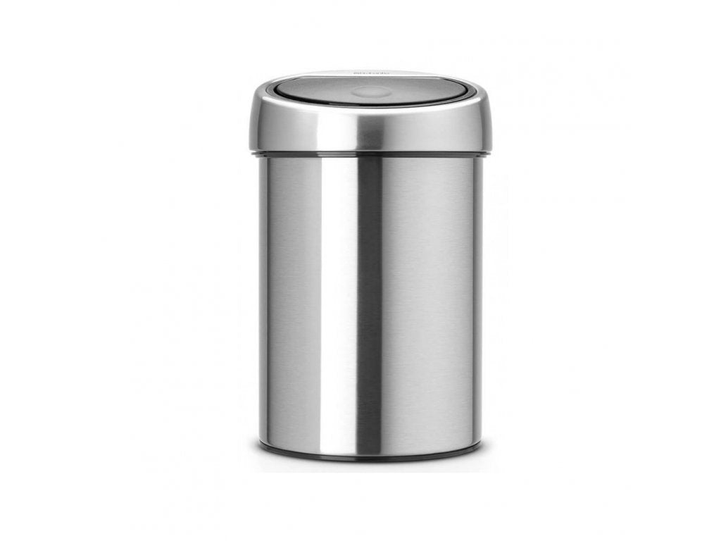 Brabantia Soptunna med trycklock TOUCH BIN 3 l, fingertålig, matt stål