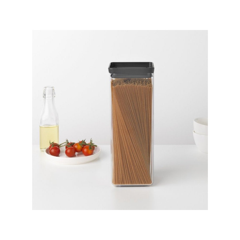 Brabantia Matförvaring TASTY PLUS 2,5 l, mörkgrå, plast
