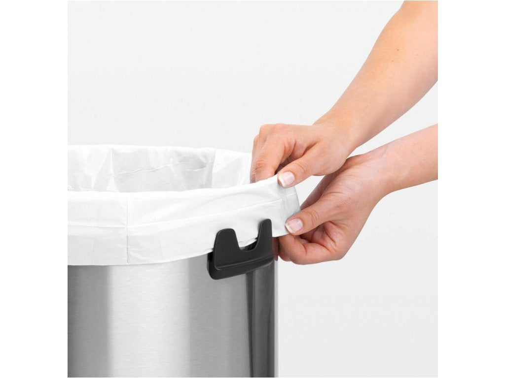 Brabantia Soptunna PUSH BIN 60 l, matt stål