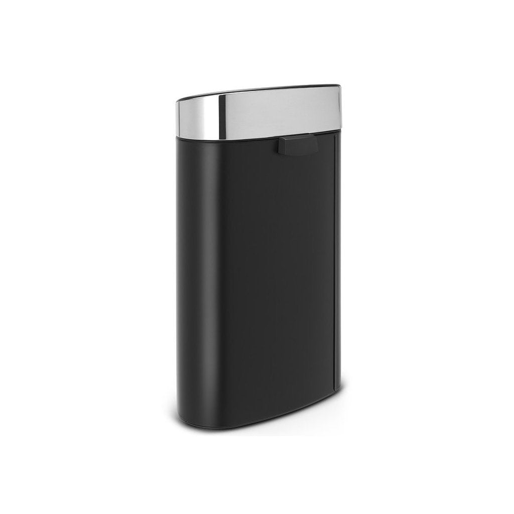 Brabantia Soptunna med trycklock TOUCH BIN NY 40 l, matt svart med matt lock