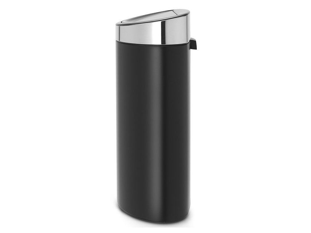 Brabantia Soptunna med trycklock TOUCH BIN NY 40 l, matt svart med matt lock