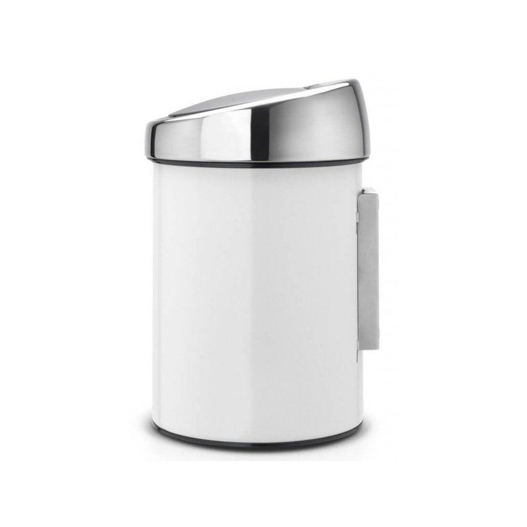 Brabantia Soptunna med trycklock TOUCH BIN 3 l, vit