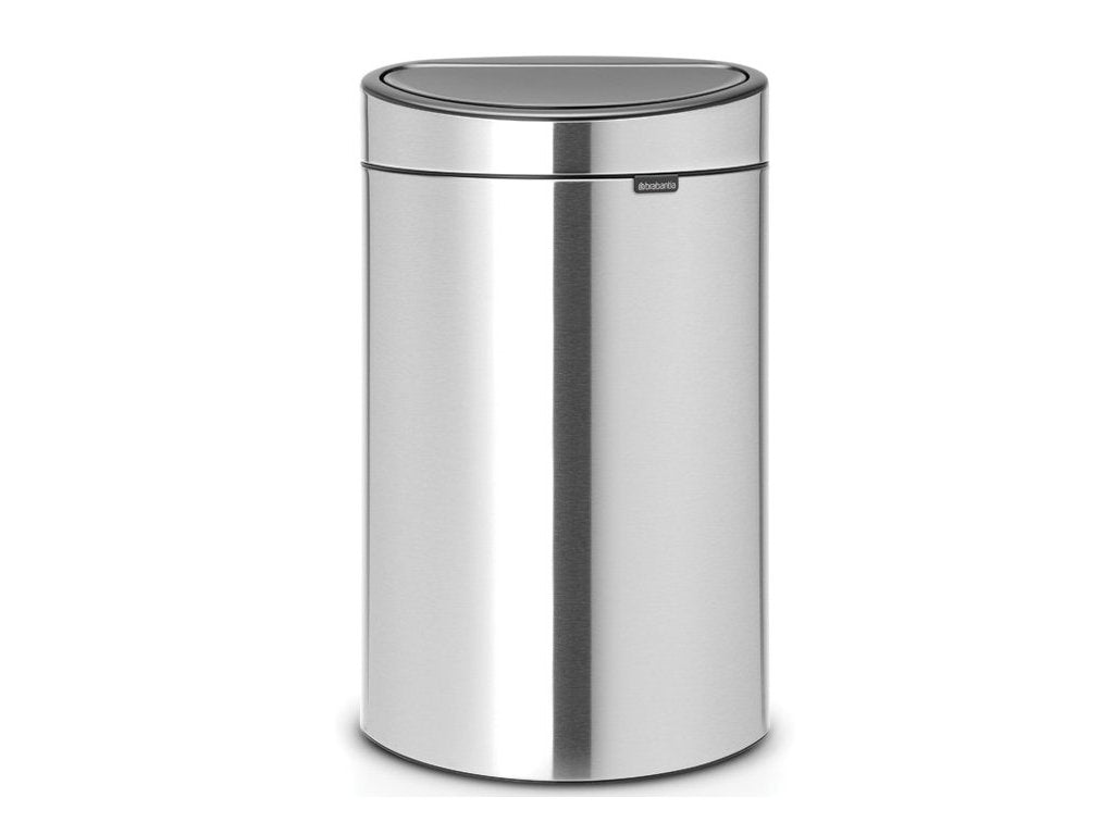 Brabantia Soptunna med trycklock TOUCH BIN NY 10 + 23 l, fingeravtryckssäker, matt stål