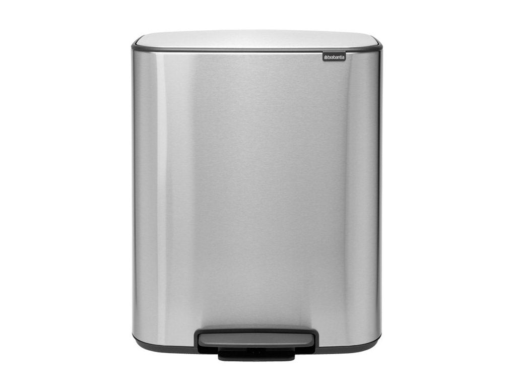 Brabantia Pedalhink BO 2 x 30 l, matt stål