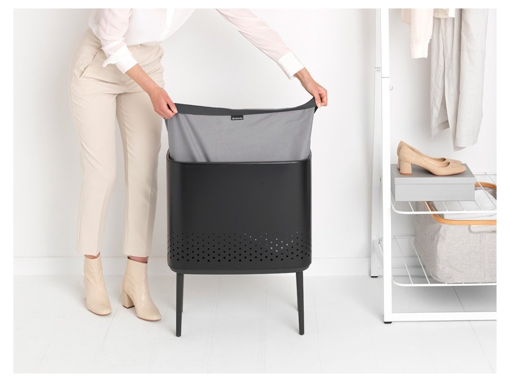 Brabantia Tvätttunna BO 60 l, svart