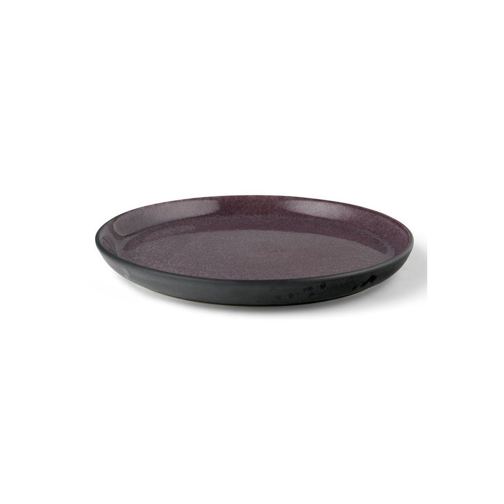 Bitz Desserttallrik 21 cm, svart/lila