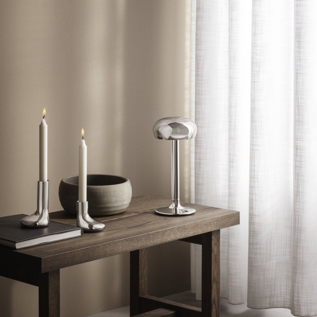 Eva Solo Bärbar bordslampa EMENDO 29 cm, LED, krom