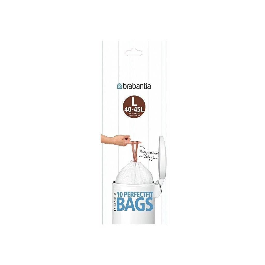 Brabantia Soppåsar L PERFECTFIT 40-45 l, 10 st