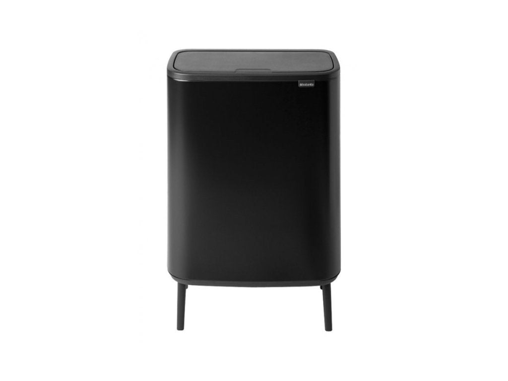 Brabantia Soptunna med trycklock BO HI 2 x 30 l, svart