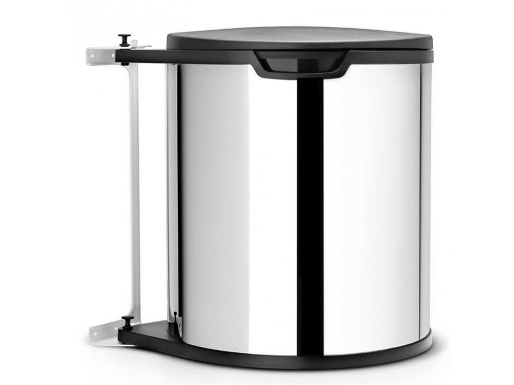 Brabantia Inbyggd soptunna 15 l, blankt stål