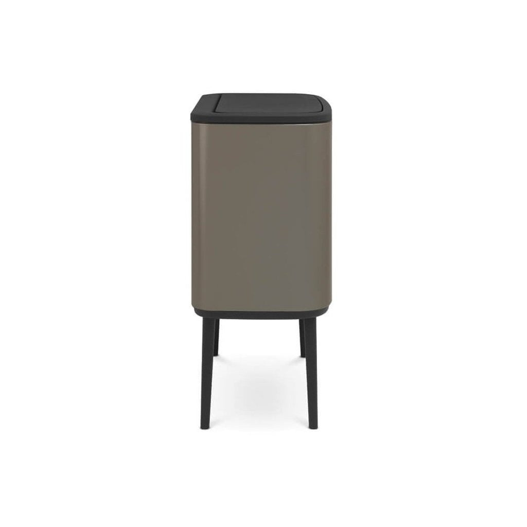 Brabantia Soptunna med trycklock BO 11 + 23 l, platina