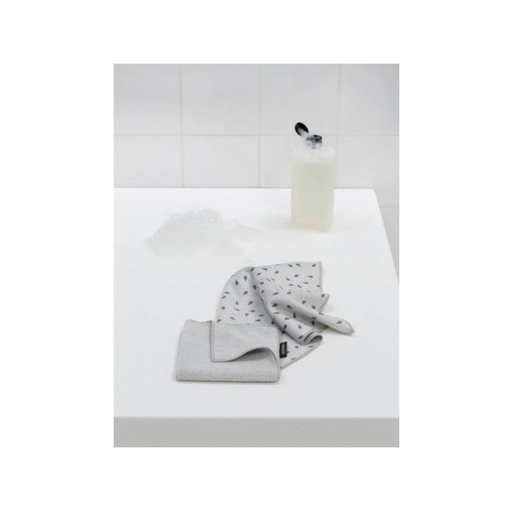 Brabantia Mikrofiberduk, set i 2 delar, ljusgrå