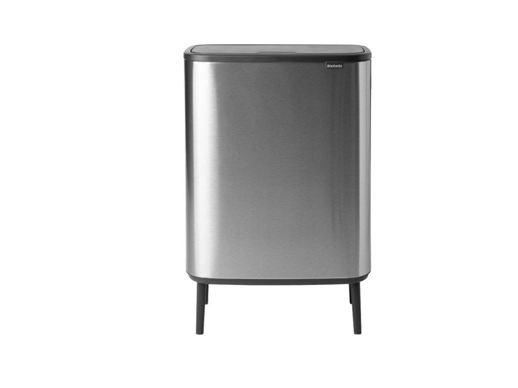 Brabantia Soptunna med trycklock BO HI 60 l, matt stål