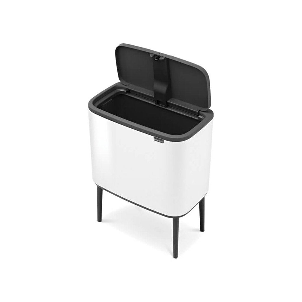 Brabantia Soptunna med trycklock BO 36 l, vit