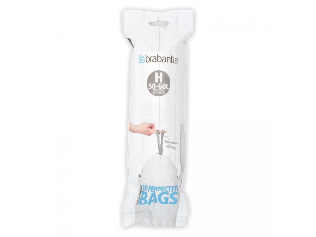 Brabantia Soppåsar H PerfectFit 50-60 l, 10 st