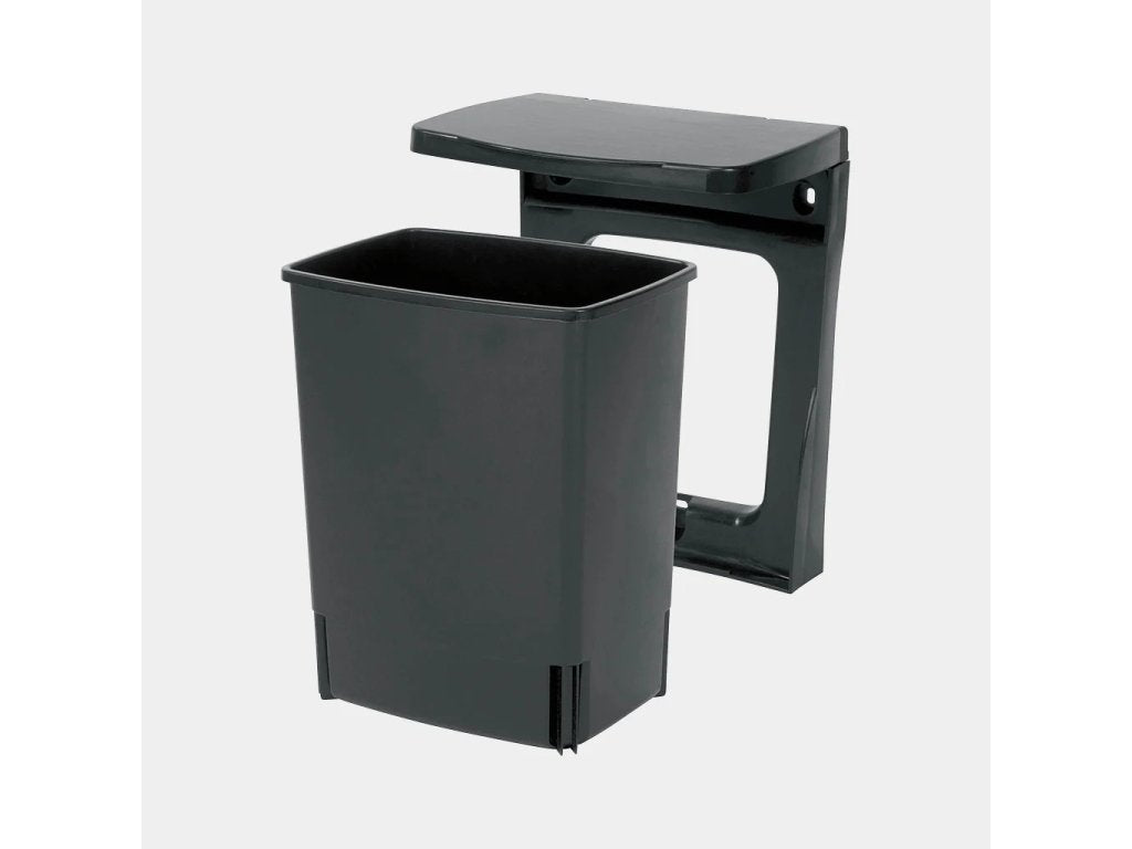 Brabantia Inbyggd soptunna 10 l, svart