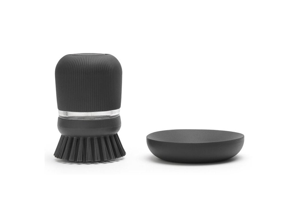 Brabantia Diskborste med diskmedelsdispenser, grå