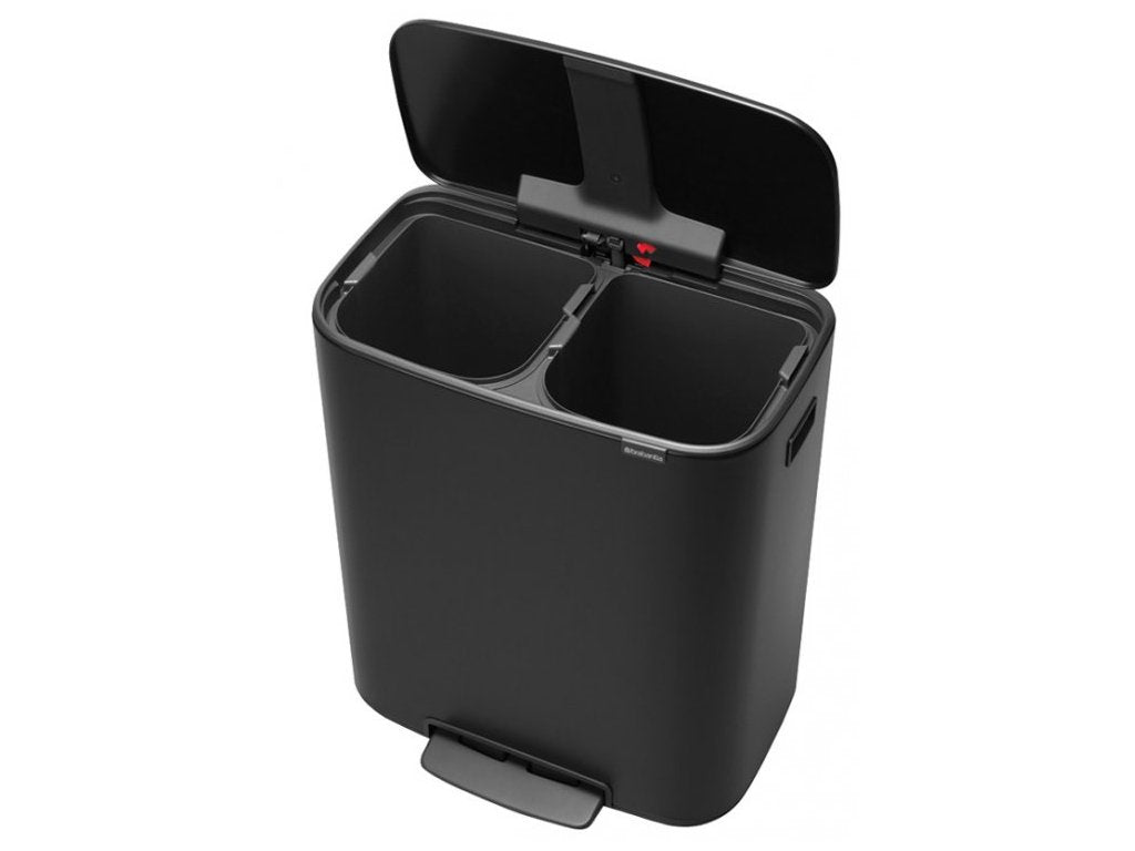 Brabantia Pedalhink BO 2 x 30 l, svart