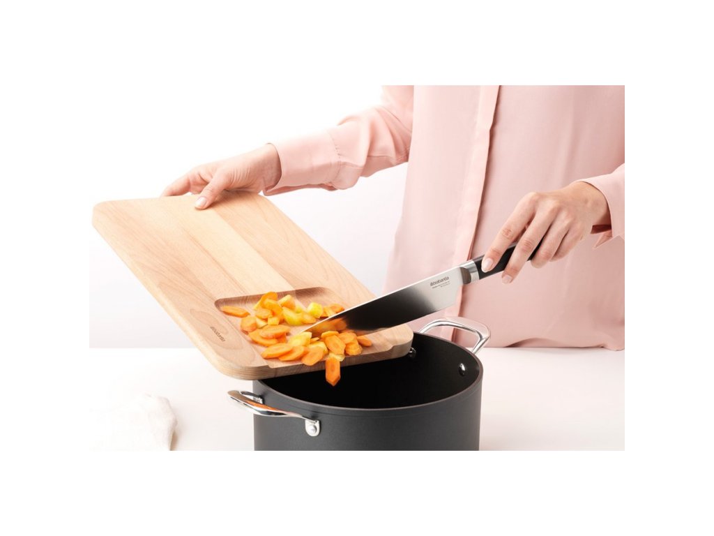 Brabantia Skärbräda, set i 3 delar, brun, trä