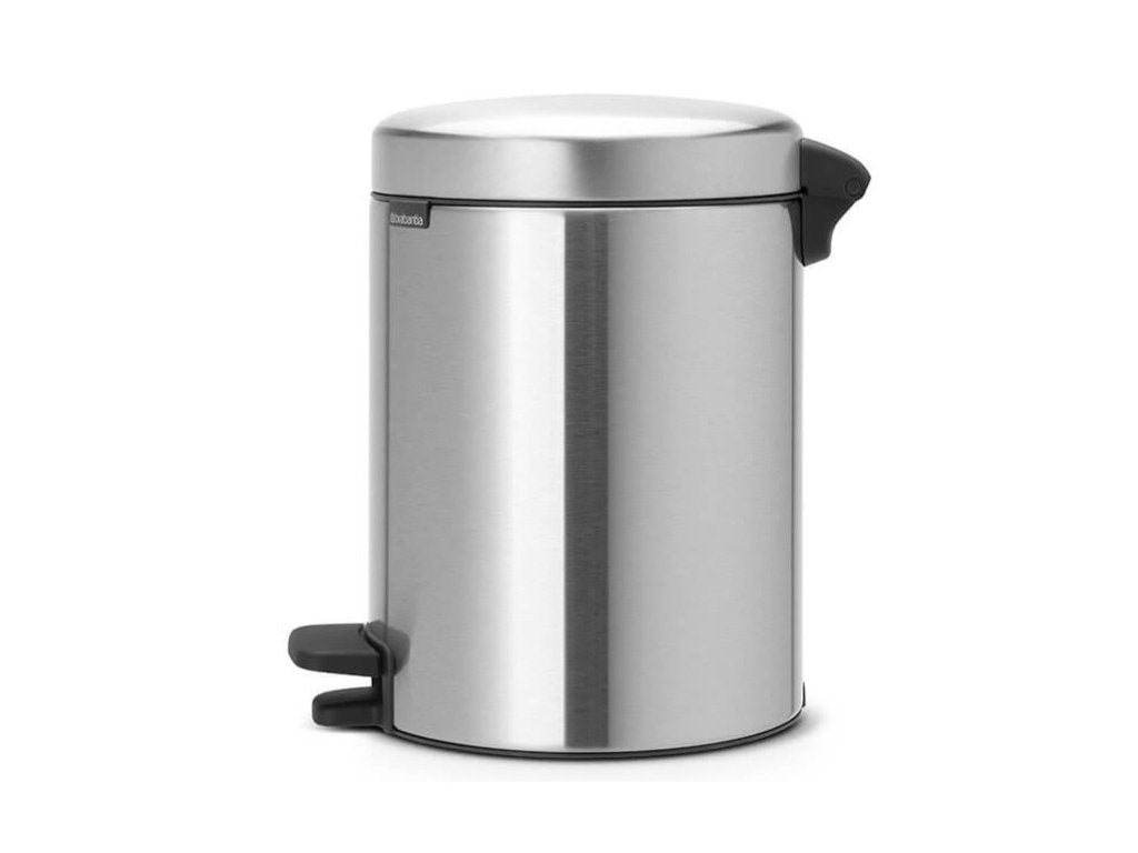 Brabantia Pedalhink NEWICON 5 l, fingersäker, matt stål