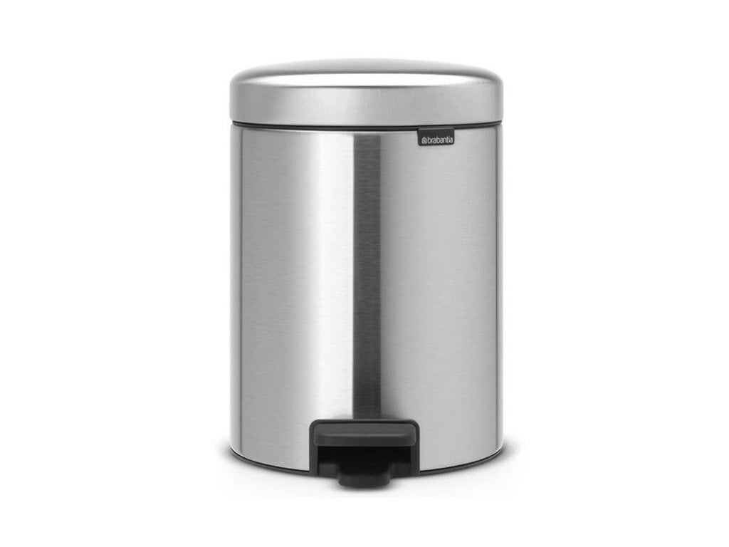 Brabantia Pedalhink NEWICON 5 l, fingersäker, matt stål
