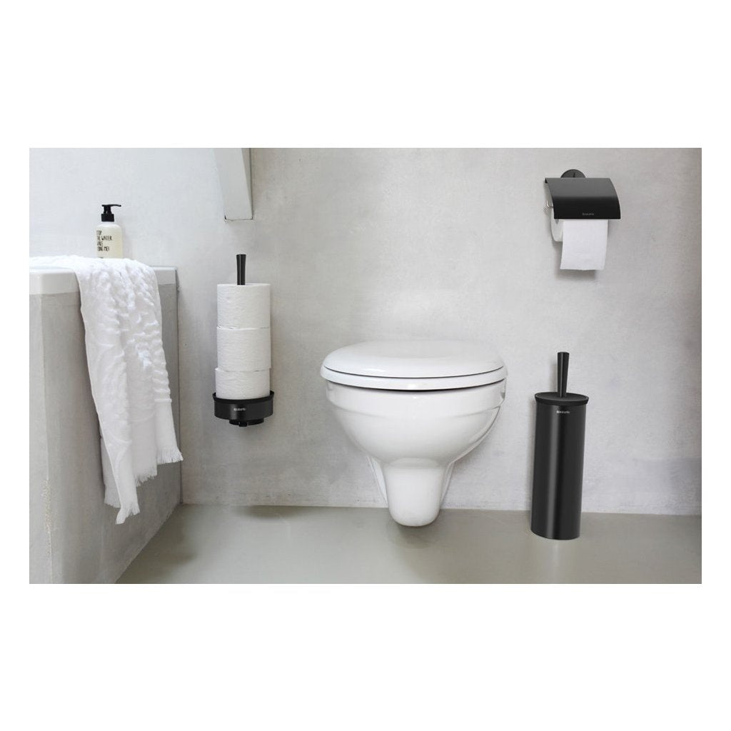 Brabantia Toalettpappershållare, svart