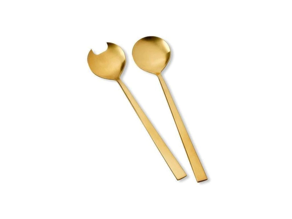 Bitz Set med salladbestick, gyllene