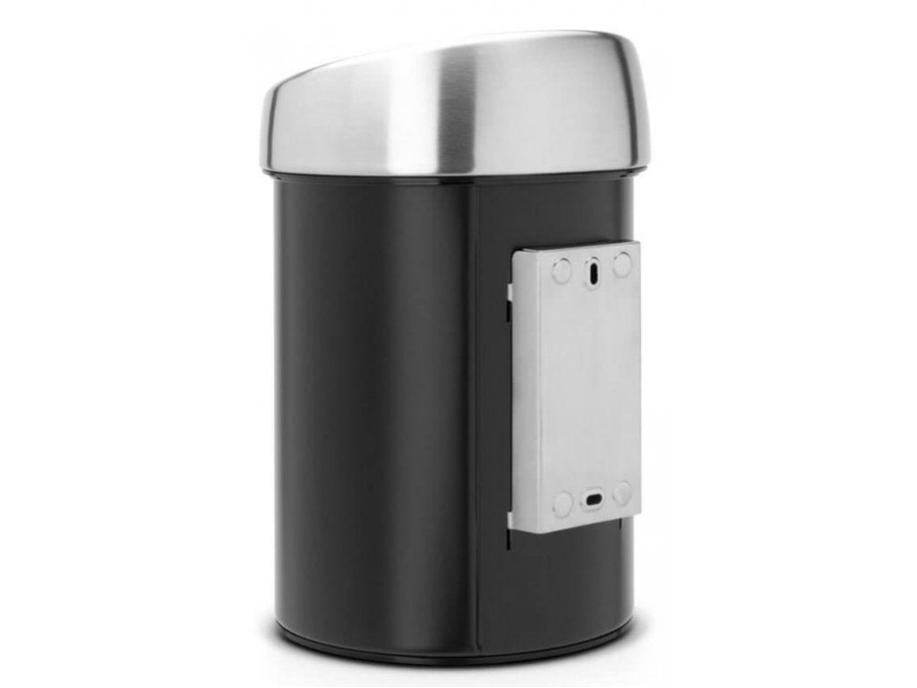 Brabantia Soptunna med trycklock TOUCH BIN 3 l, svart