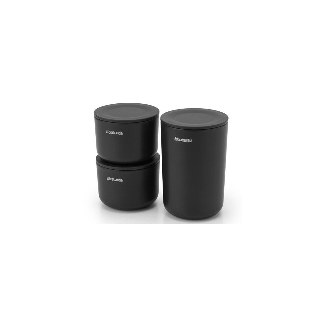 Brabantia Köksförvaringsburk, set i 3 delar, grå
