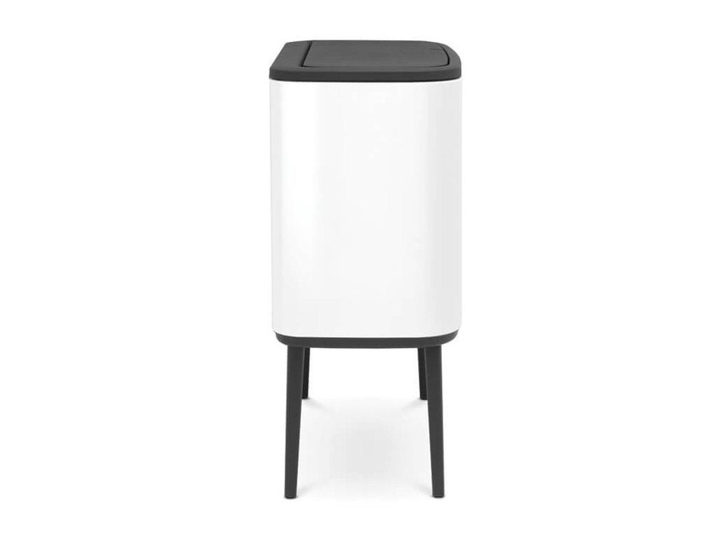 Brabantia Soptunna med trycklock BO 11 + 23 l, vit