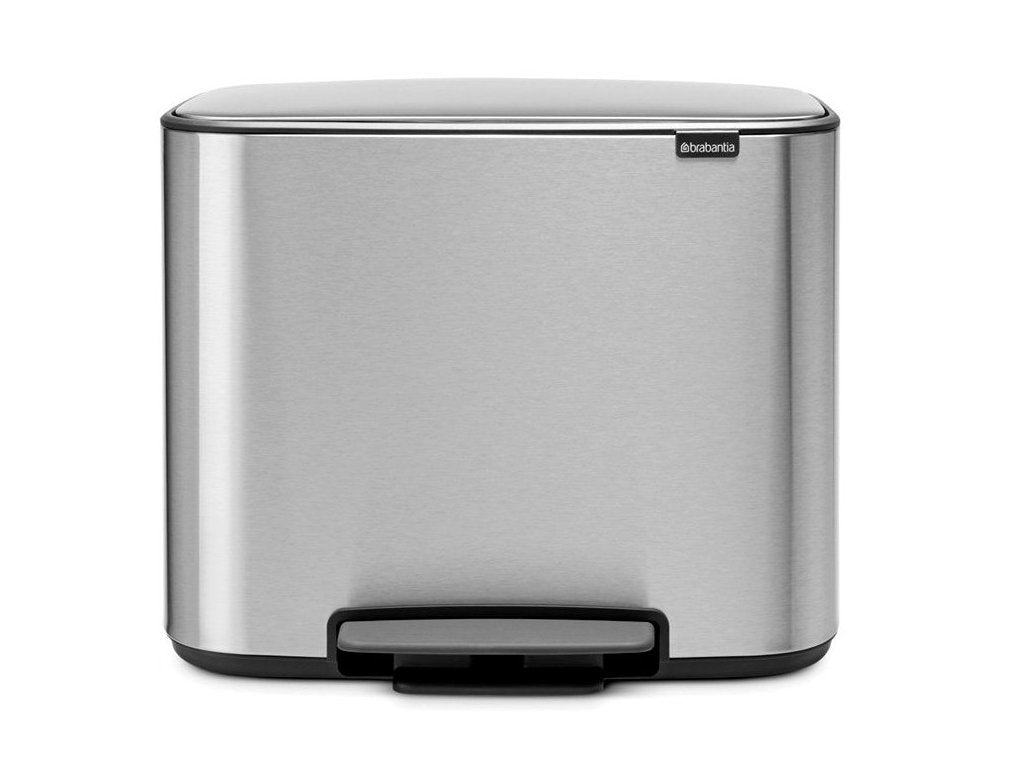 Brabantia Pedal-soptunna BO 11 + 23 l, matt stål