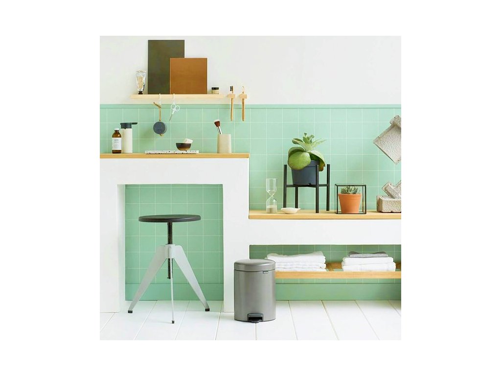Brabantia Pedalhink NEWICON 5 l, platina