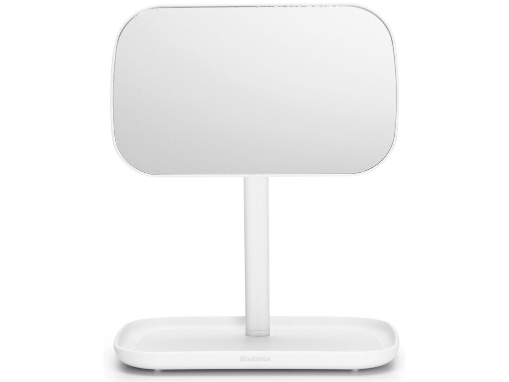 Brabantia Bordsspegel 28,3 cm, med bricka, vit