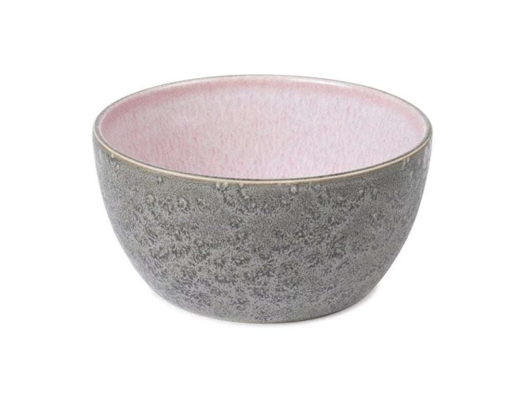 Bitz Serveringsskål 14 cm, grå/rosa
