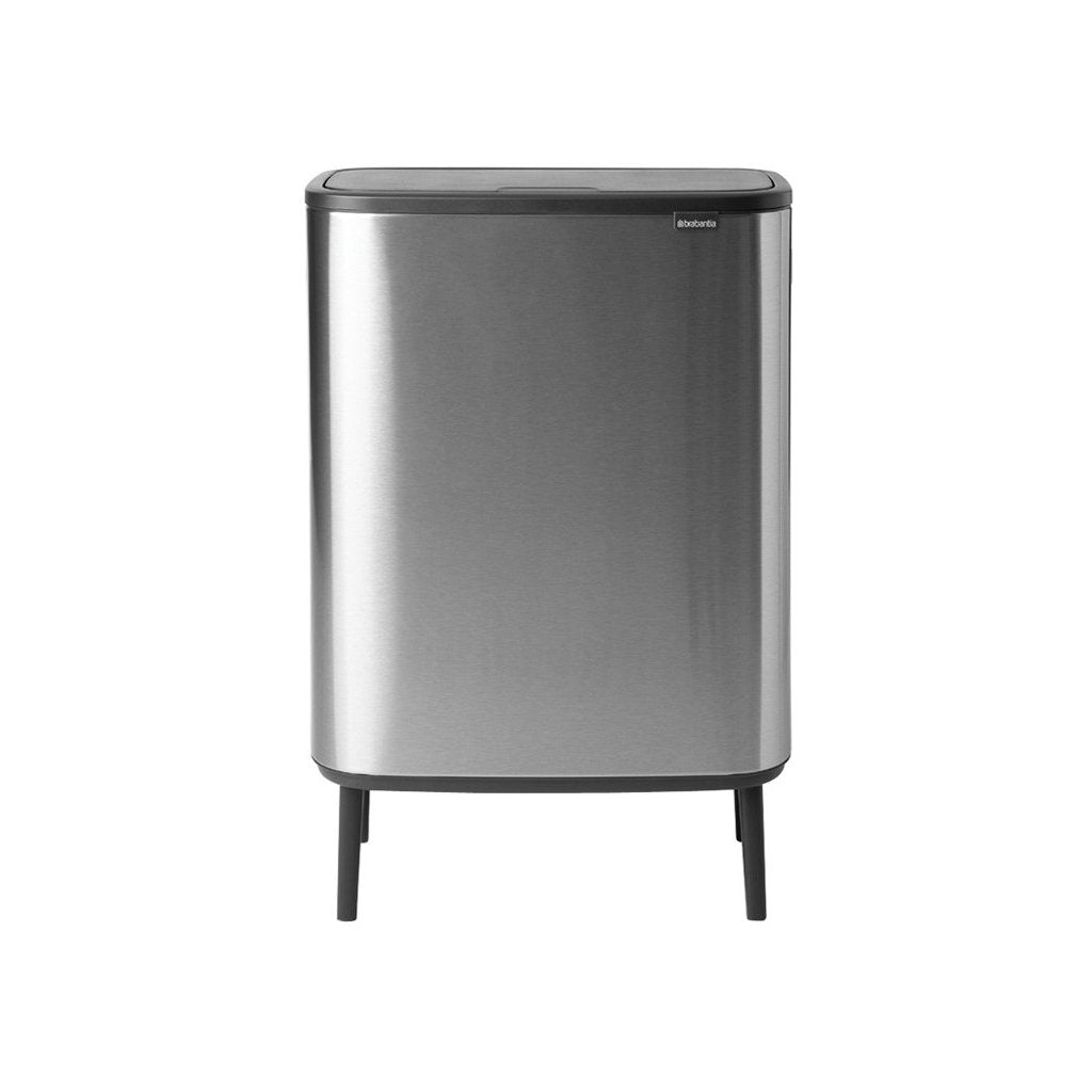 Brabantia Soptunna med trycklock BO 2 x 30 l, matt stål