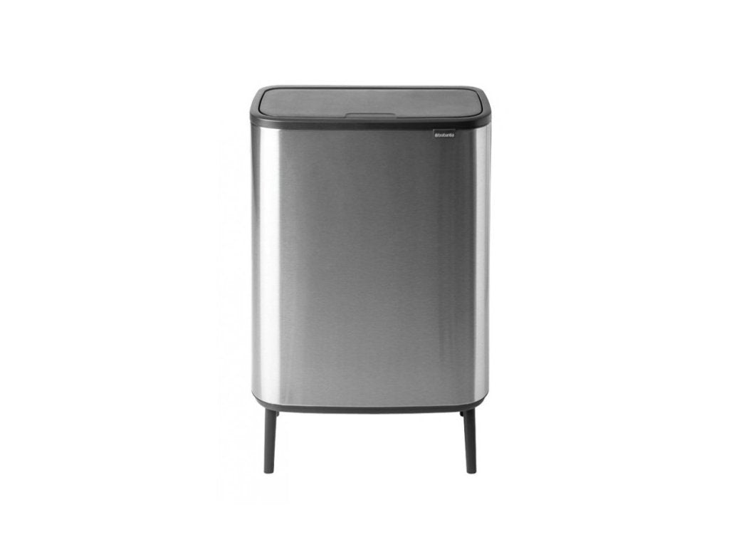 Brabantia Soptunna med trycklock BO 2 x 30 l, matt stål